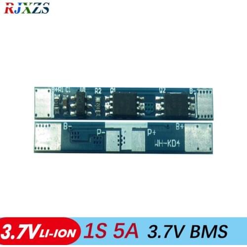 1S 5A 4.2V li-ion BMS small size pcb battery protection board bms pcm for lithium LicoO2 Limn2O4 18650 li battery