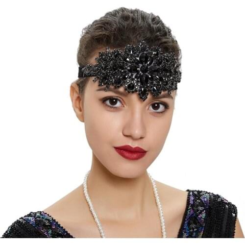2019 temperament womens hand-studded bridal headband European and American style bride wedding accessories headwear hair band