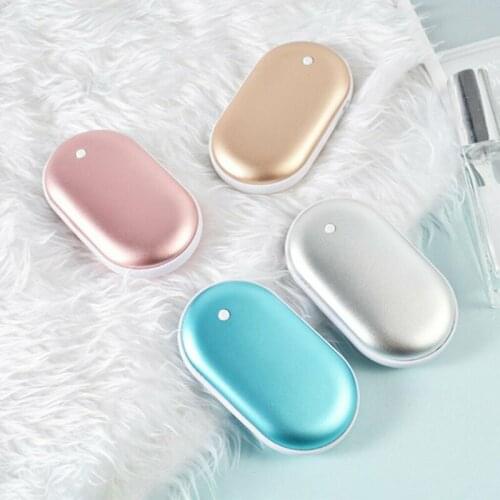 4000 mAh Mini Hand Warmer USB Charging Pocket 5V/1A Phone Power Bank Long-Life Portable Winter Body Handy Warmer Hand Heater