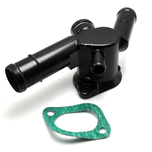 Aluminium alloy lThermostat Housing Coolant Hose Flange Radiator 06A121132 For VW Golf Jetta 2.0 L4 1999-2006 06A 121 133D