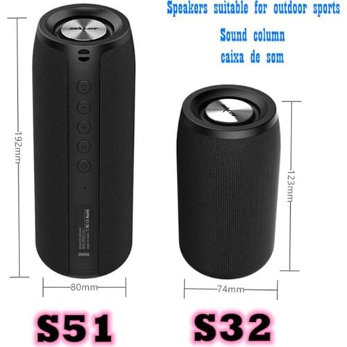 Wireless Bluetooth Speaker Outdoor Waterproof Subwoofer Portable Sound Column 3D Stereo Surround with FM Radio Music Center Box
