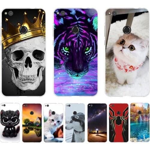 CEOTNG 5.2" For Huawei P8 Lite 2017 Case Silicone Soft Cover For Huawei P9 Lite 2017 Cases Protective Back For Honor 8 Lite Case
