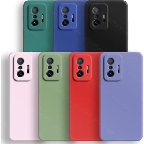 For Xiaomi 11T Case For Xiaomi 11T Cover Original Liquid Silicone Soft Shockproof Case For Xiaomi 11T 11 10T Pro Poco X3 M3 F3