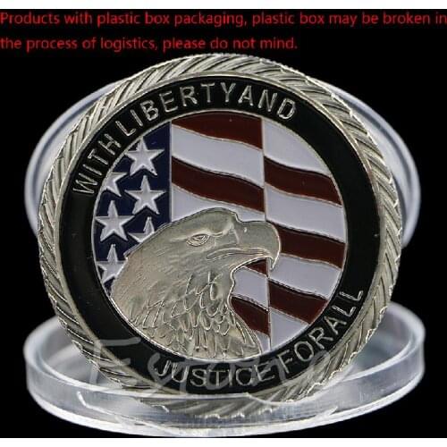 2001 9.11 United We Stand Attack Justice Forall Commemorative Coin Collection