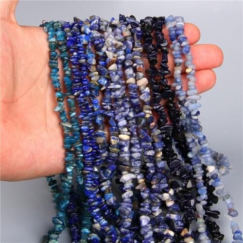 Natural Stone 3-5MM Irregular Shape Freeform Chip Bead Tiger Eye Amethysts Agates Lapis For Jewelry Making DIY Bracelet Necklace