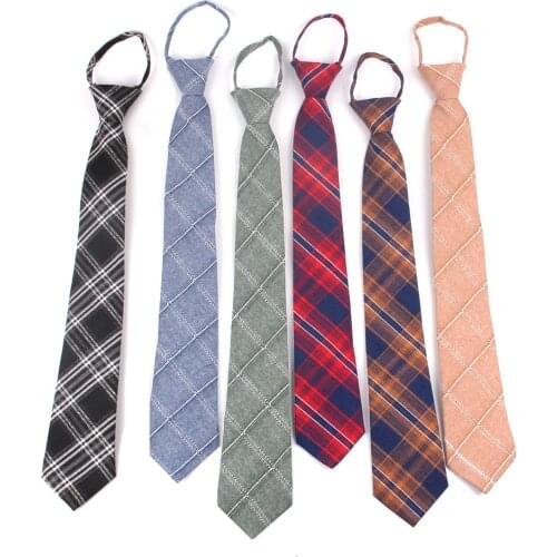 New Plaid Ties For Men Women Skinny Neck Tie For Wedding Business Casual Check Neckties Classic Suits Slim Neck Ties Gravatas