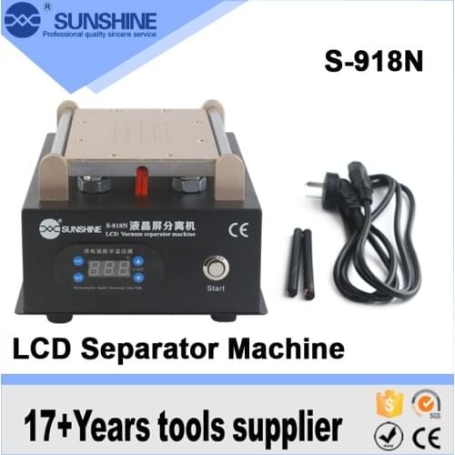 New S-918N 7 inches Hot Selling Microcomputer Temperature Control Vacuum Lcd Separator For Mobile Phone Lcd