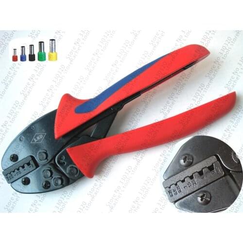 S-256GF ratchet crimping tool for wire end ferrules 0.25-6mm2 crimping plier for cable end sleeves