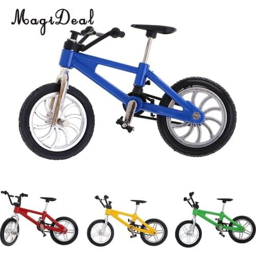 Finger Mountain Bike Bicycle Miniature Metal Toys for Boys Children Collectible Cool Gift Home Desk Table Decor