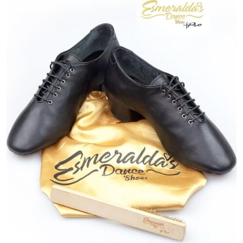 Professional Latin Men Dance Shoes Genuine Hand Made Dance Shoes
