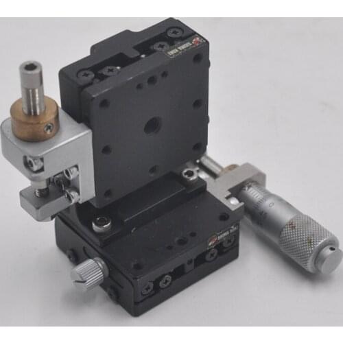 SIGMA KOKI YZ axis two-dimensional optical high-precision displacement lifting fine adjustment slide table 40 * 40mm iron