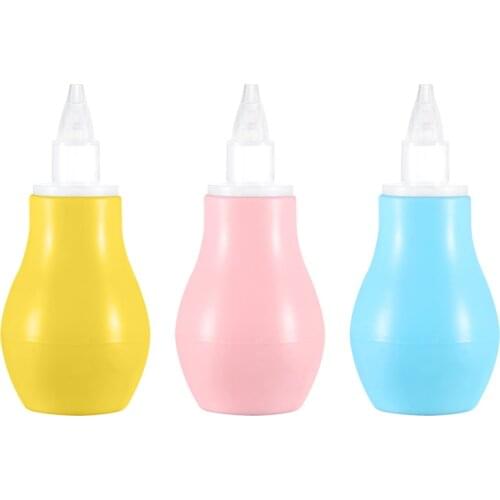 Silicone Newborn Baby Children Nose Aspirator Toddler Nose Cleaner Infant Snot Vacuum Sucker Soft Tip Cleaner Baby Care Product