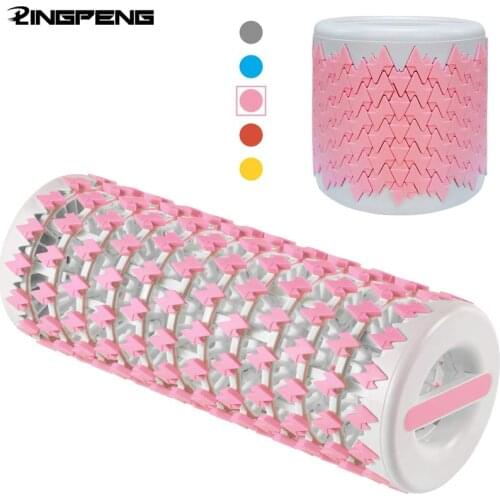 Folding Yoga Column Adjustable Pilates Foam Roller Portable Fitness Equipment Leg Back Muscle Massage and Relaxation