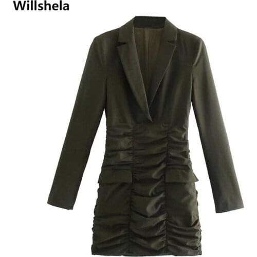 Женские стильные платья Willshela China At AliExpress