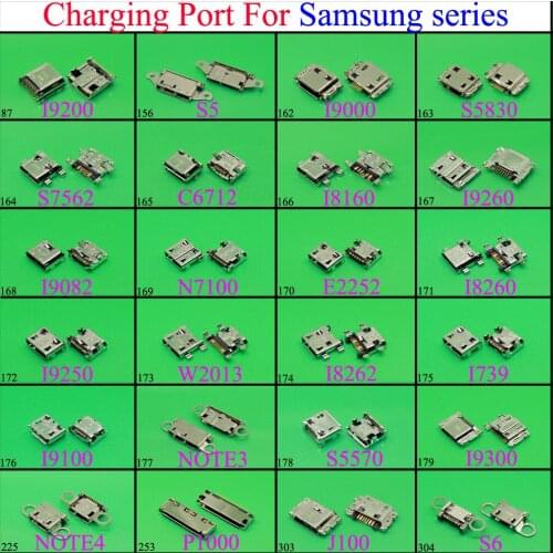 YuXi 100% NEW Mini Micro USB Charging Port Power Jack For Samsung Galaxy I739 I9100 NOTE3 S5570 I9300 NOTE4 P1000 J100