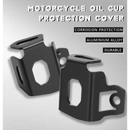 Motorcycle Rear Brake Fluid Tank Oil Cup Protective Cover Holder Bracket for KAWASAKI NINJA 300 400 650 Z400 Z900 NINJA400