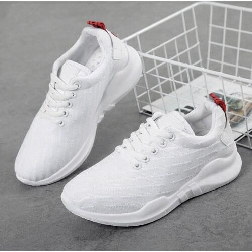 Women Shoes Flat Walking Sports Fitness Shoes Breathable Knit Platform Shoes For Women Vogue Jogging Comfortable Sneaker