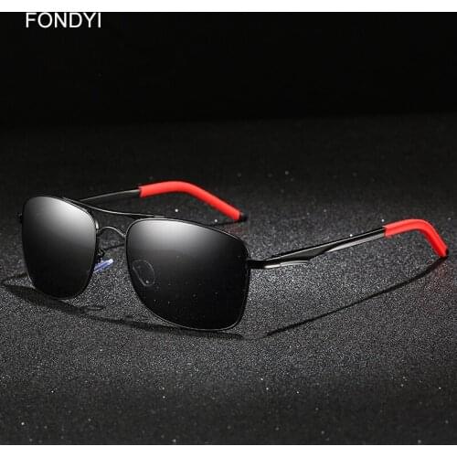 FONDYI Wholesale Fashionable Pilot Sunglasses Polarized UV400 Novelty Cool Aviation Gafas de sol Women Trendy Shades with Case