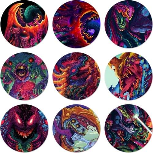 Hyper Beast Icons Pins Badge Decoration Brooches Metal Badges For Clothes Backpack Decoration 58mm