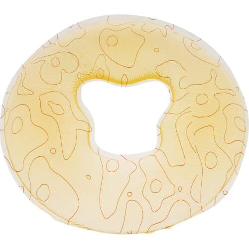 1pcs Soft Silicon Spa Pad for Body Massage Health Care Beauty Bed Comfortable Large Silica Gel Pillow with Face Rest Hole