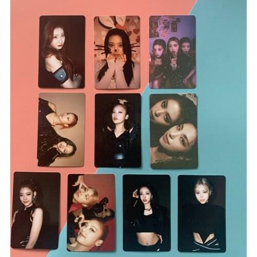 10Pcs/Set Kpop ITZY Group Photo Card Lomo Card Postcads For Fans Gift Collection