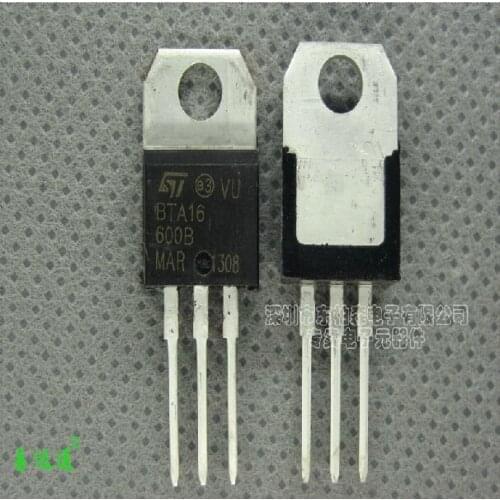20PCS BTA16,BTA16-600B BTA16-600 Triac 600V 16A