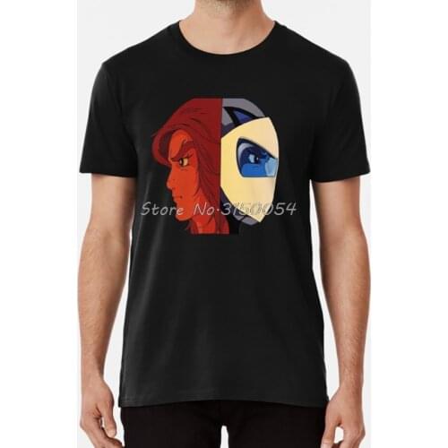 Actarus - Goldrake T Shirt Ommik Cool Geek Goldrake Goldrak Goldorak Ufo Robot Actarus Vega Tshirt Men Cotton Tees Harajuku