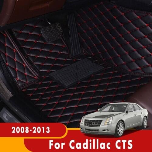 For Cadillac CTS 2013 2012 2011 2010 2009 2008 Car Floor Mats Carpets Auto Interiors Accessories Parts Dash Foot Pads Protective