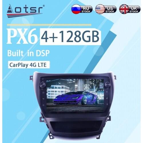 4+128GB For Hyundai Elantra 2010 - 2013 Android 10 BT WIFI Wireless Carplay Car Multimedia Radio Player GPS Navigation Stereo