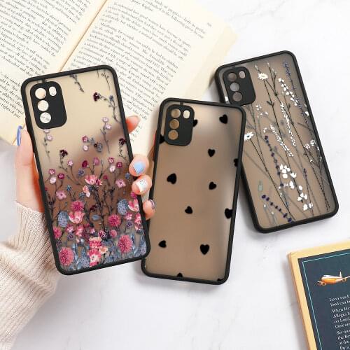 For Xiaomi Redmi Note 9 Pro Case Matte Hard Cover Redmi Note 9 10 Pro 8 7 9S 9A 9C 9T Mi 11 Ultra 10T Lite Poco X3 M3 F3 Bumper