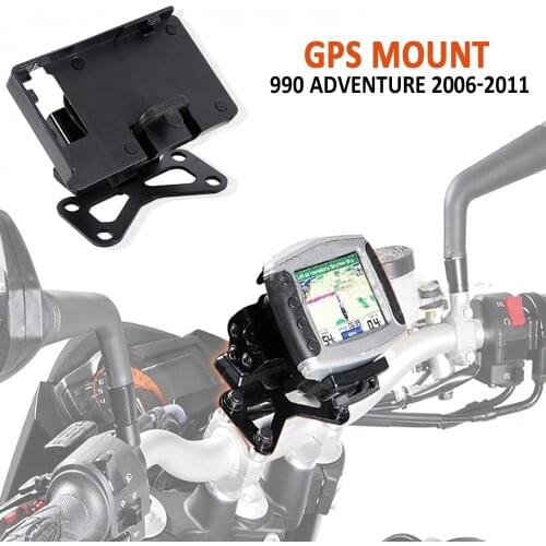 For 990 Adventure 2006-2011 Motorcycle Accessories Front Phone Stand Holder Phone GPS Navigaton Plate Bracket
