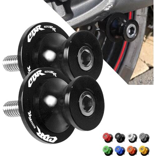 For HONDA CBR600RR CBR 600RR 2003 2004 2005 2006 Motorcycle Swingarm Spools Slider Swing Screw Sliders Spools Stand Arm 8MM