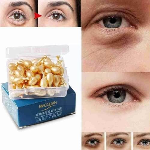 Fullerene Placenta Extract Sheep Placenta Capsule Original Firming Anti-wrinkle Lifting Liquid Serum Anti-aging Skin P1L4