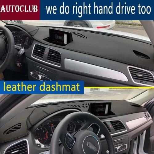 For Audi Q3 Rsq3 2012-2018 Leather Dashmat Dashboard Cover Pad Dash Mat SunShade Carpet Custom Cover 2013 2014 2015 2016 2017