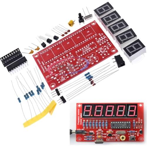 DIY Kits RF 1Hz-50MHz Crystal Oscillator Frequency Counter Meter Digital LED Tester Meter
