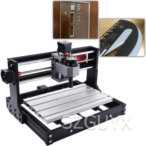 Desktop AC Multifunctional Black Mini Portable Laser CNC Engraving Machine Plastic Wood Acrylic Soft Material Engraving Machine