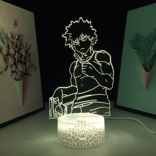 Anime My Hero Academia 3D Night Light Bakugo for Bedroom Decor Birthday Gift Manga Gadget LED Table Lamp Katsuki Bakugo