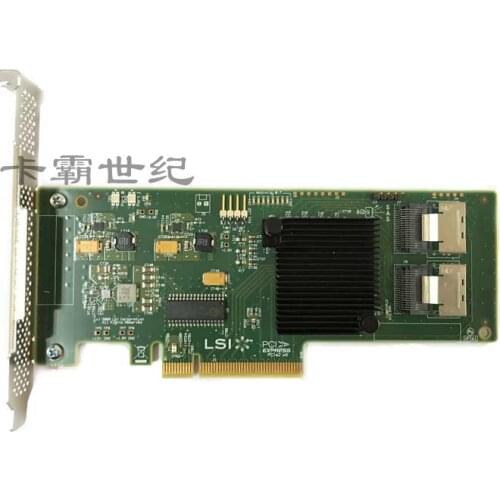 Original authentic LSI SAS 9211-8i 6gb / s SAS HBA card PCIe2.0 expansion card SATA3.0
