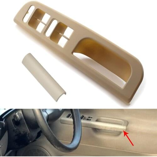 Right Hand Drive Window Switch Panel Bezel + Trim Beige for VW Golf Jetta 98-05