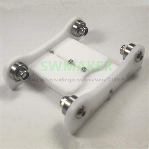 Printrbot Adjustable Spool Coaster 3D printer filament holder spool holder for DIY Reprap 3D printer white color arylic