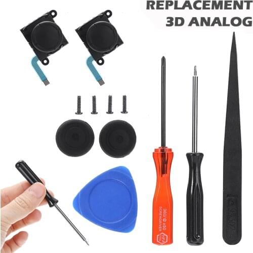 Durable 3D Analog Joystick Thumb Repair Tool Kit High Quality Game Controller Stick Replacement Accessories For Nintend Switch