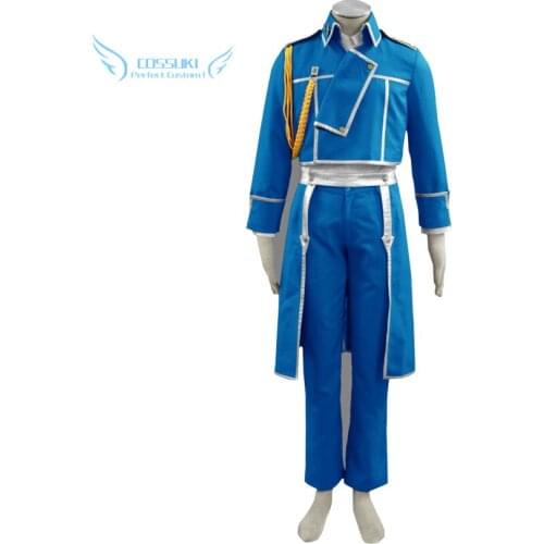 Fullmetal Alchemist National Army Mens Uniform Cosplay Costume, Perfect Custom for You
