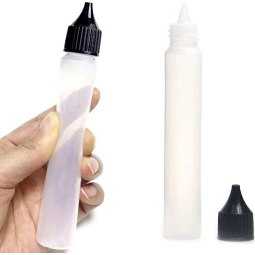 10Pcs 30ml Squeezable Empty Plastic Unicorn Dropper Bottle Juice Liquid Drip Pen Empty Plastic Dropper Bottle