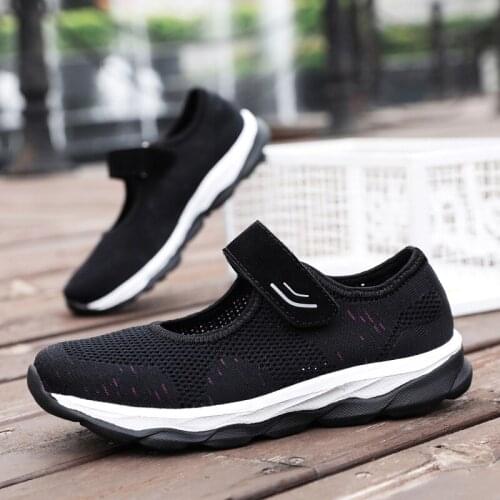 Women Square Dance Shoes Mesh Breathable Flexible Sports Shoes for Women Colorful Comfortable Running Dancing Sneaker for Summer