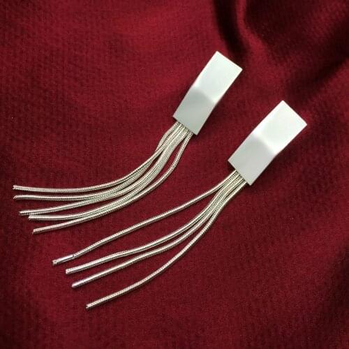 Fashion Tassel Earrings For Women Drop Earring Fringe Earings Silver color Jewelry Earing Brincos Brinco Oorbellen J311