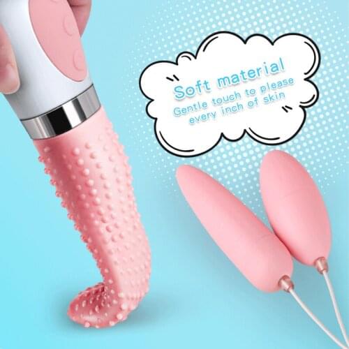 3 in 1 Licking Sex Toys for Women Vibrating Egg Vibrator Bullet For Woman Love egg Tongue Massager Blowjob Pussy Toys for Adults