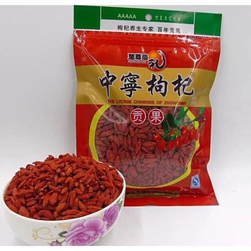 7A High Grade Go'ji Berry Ly'cium Natural Wolf'berry Herball-Tea Good for Liver and Eyes Dried Go'ji Berries 250g
