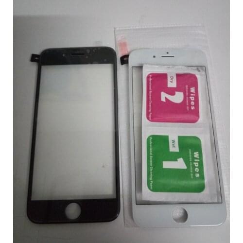 Brand New Black White For iPhone 6 Androids Touch Screen Digitizer QK-V68-C-20140722 With Tempered Glass Film tracking number