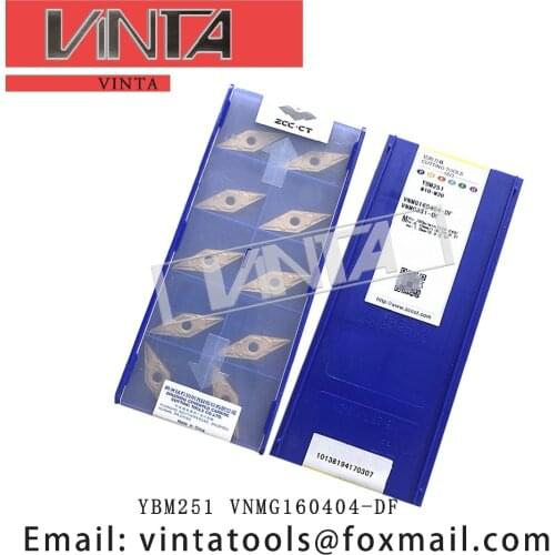 Free shipping high quality 10pcs/lots YBC152 YBC252 YBM251 YBC251 VNMG160404-DF cnc carbide turning inserts