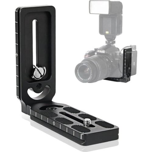 Quick release plate L shape plate dslr mount universal camera L bracket plate adapter holder for CamFi controller Arca camera